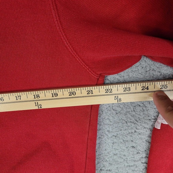 Lifeguard Sweatshirt Women's Large Red Officially Licensed Cotton Blend Pullover - Picture 8 of 11